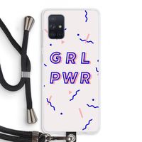 GRL PWR: Samsung Galaxy A71 Transparant Hoesje met koord GRL PWR: Samsung Galaxy A71 Transparant Hoesje met koord