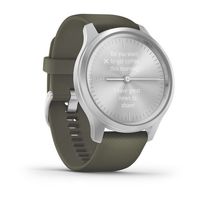 Garmin vivomove Style - Smartwatch met mechanische wijzers en kleurentouchscreen - Silver Moss - thumbnail