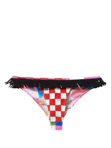 PUCCI bas de bikini à carreaux - Multicolore