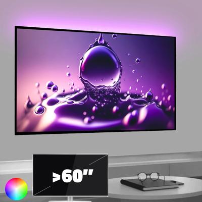 Tv led strip set met 1 RGB strip voor tv's > 60 inch