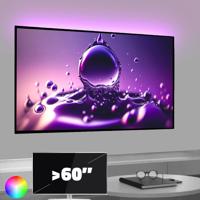 Tv led strip set met 1 RGB strip voor tv's > 60 inch