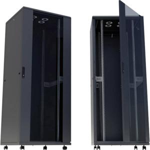 Intellinet 713481 19inch-patchkast (b x h x d) 600 x 1653 x 800 mm 32 HE Zwart (RAL 9005)