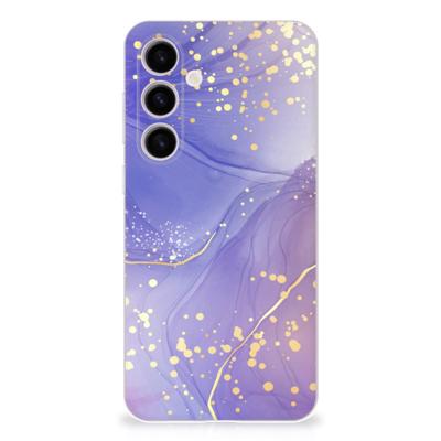 Smartphone hoesje voor Samsung Galaxy S24 Plus Watercolor Paars