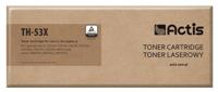 Actis Toner cartridge TH-53X (vervanging HP 53X Q7553X, Canon CRG-715H; Standaard; 7000 pagina's; zwart)