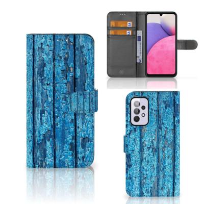 Samsung Galaxy A33 5G | Book Style Case | Wood Blue