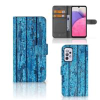 Samsung Galaxy A33 5G | Book Style Case | Wood Blue