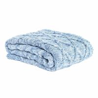 Dekbedden DKD Home Decor Blauw Hemelsblauw 150 x 125 x 1 cm (2 Stuks)