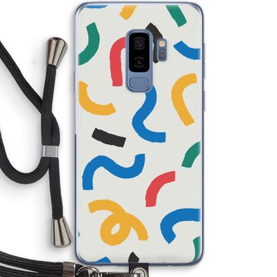 Illustratieve pop 2: Samsung Galaxy S9 Plus Transparant Hoesje met koord