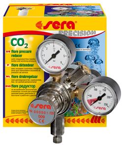 Sera flore CO2 Drukregelaar - Precieze Controle voor Aquariumplanten, Duits Design, Eenvoudige Installatie