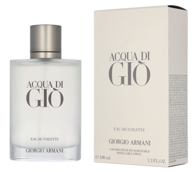 Armani - Giorgio Armani Aqua Di Gio Eau de Toilette Spray Refillable 100 ml Heren