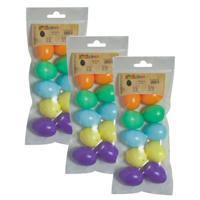 Decoratie paaseieren gekleurd - 30x stuks - 4,5 cm - DIY - zelf te decoreren