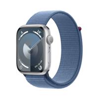 Apple Watch Series 9 45 mm Digitaal 396 x 484 Pixels Touchscreen Zilver Wifi GPS - thumbnail