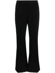 Tory Burch pantalon évasé à rayures - Noir