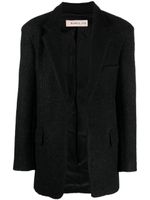 Blanca Vita blazer à fini texturé - Noir