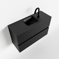 Toiletmeubel Mondiaz Ada | 80 cm | Meubelkleur Urban | Lex wastafel Urban Midden | 1 kraangat