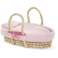 Accessori per bambole - COROLLE - Set culla in peluche rosa - per bambole da 36 e 42 cm - da 3 anni