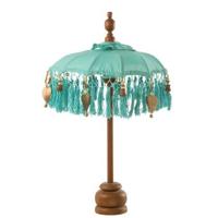 J-Line Parasol Dayu Katoen|Hout Blauw Small