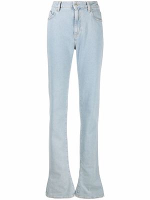 The Attico jean à coupe évasée - Bleu
