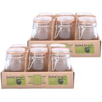 Set van 18x weckpotten/inmaakpotten 230 ml met beugelsluiting