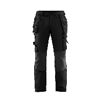 Blåkläder Werkbroek met 4-weg stretch 15221645 | Zwart/Donkergrijs | Maat 56 - 7330509724507