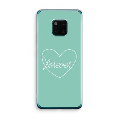 Forever heart pastel: Huawei Mate 20 Pro Transparant Hoesje