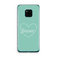 Forever heart pastel: Huawei Mate 20 Pro Transparant Hoesje