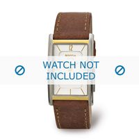 Boccia horlogeband 3217-02 Leder Cognac 18mm + bruin stiksel - thumbnail
