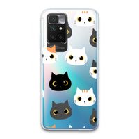 Katten: Xiaomi Redmi 10 Transparant Hoesje Katten: Xiaomi Redmi 10 Transparant Hoesje