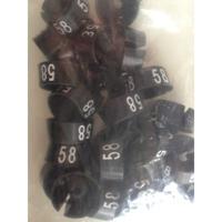 MB zwart/wit 58 voor op kledinghanger