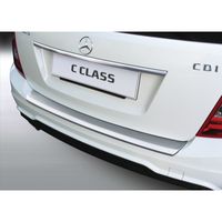 Bumper beschermer passend voor Mercedes C-Klasse W204 Estate 2012- 'Brushed Alu' Look GRRBP586B
