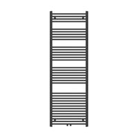 Adema Basic radiator 60x180cm recht middenaansluiting mat zwart