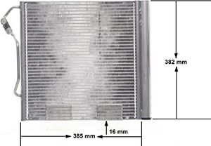 Condensor, airconditioning AC451000S