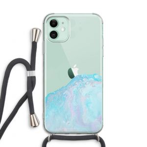 Fantasie pastel: iPhone 11 Transparant Hoesje met koord
