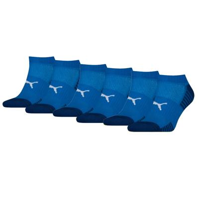 Puma Sport Cushioned Sneakersokken Light 6-pack Blauw-39/42