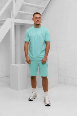My Brand Essentials Zomerset Heren Aqua - Maat XL - Kleur: Blauw | Soccerfanshop