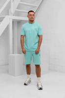 My Brand Essentials Zomerset Heren Aqua - Maat XL - Kleur: Blauw | Soccerfanshop