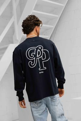 Pure Path Longsleeve T-Shirt Heren Donkerblauw - Maat M - Kleur: Donkerblauw | Soccerfanshop