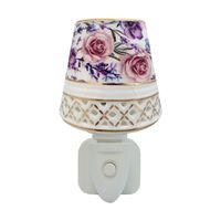 Nachtlamp Lavendel en Rose - thumbnail