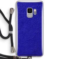 Majorelle Blue: Samsung Galaxy S9 Transparant Hoesje met koord