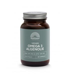 Vegan omega 3 algenolie DHA 375mg EPA 125mg