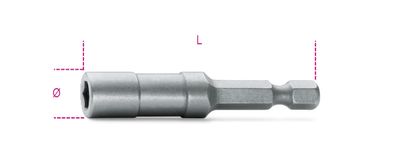 Beta Bithouder met borgring voor bits 5,5 mm aansluiting en 1/4” aansluiting 882 - 008820001