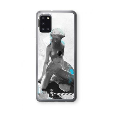 I will not feel a thing: Samsung Galaxy A31 Transparant Hoesje