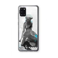 I will not feel a thing: Samsung Galaxy A31 Transparant Hoesje