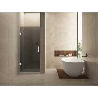Wiesbaden Less Nisdeur - 800x2000x8mm - Nano - Rookglas - Mat Wit