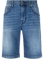 Jacob Cohën short en jean à taille mi-haute - Bleu Jacob Cohën short en jean à taille mi-haute - Bleu