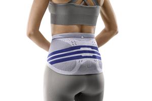 Bauerfeind LumboTrain (VERNIEUWD) Rugbandage - 1 - Grijs - Waisted