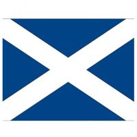 Vlag Schotland stickers - 7.5 x 10 cm - landen decoratie