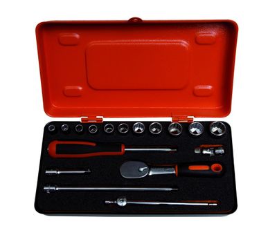 Bahco dopsleutelset 1/4" | 6717MBP