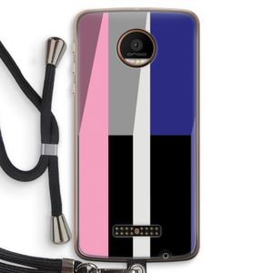Gestalte 4: Motorola Moto Z Force Transparant Hoesje met koord
