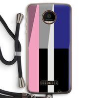 Gestalte 4: Motorola Moto Z Force Transparant Hoesje met koord